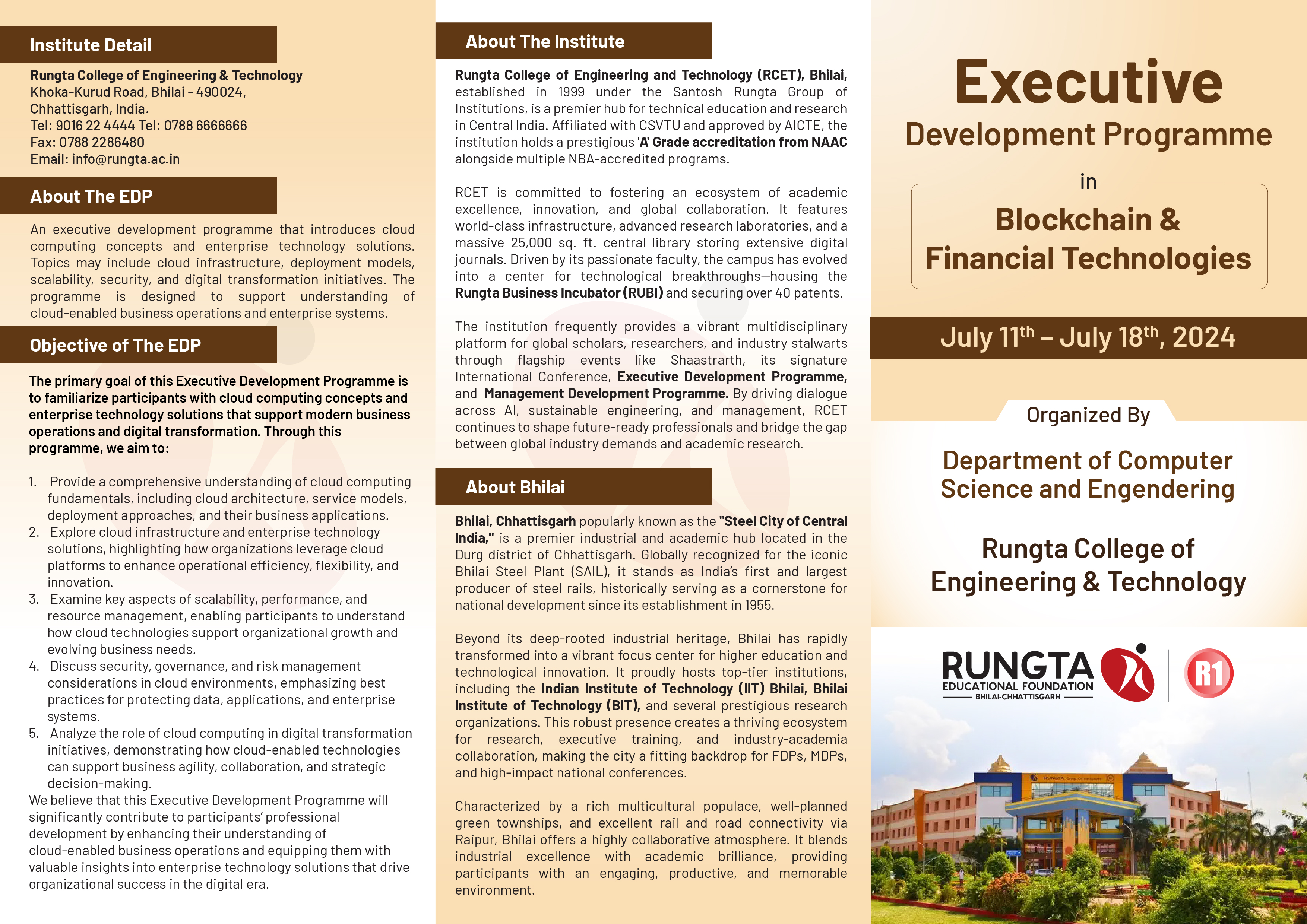 Executive Development Program in Blockchain & Financial Technologies